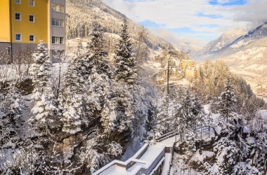 Kış Avusturyalı spa ve Kayak Merkezi Bad Gastein, Avusturya