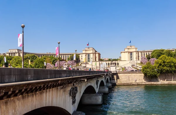 View of the bridge of Jena(pont d'Iena) — Stock Photo, Image