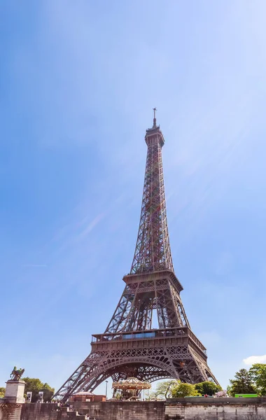 Frankrike, Paris, olika Visa Eiffeltornet — Stockfoto