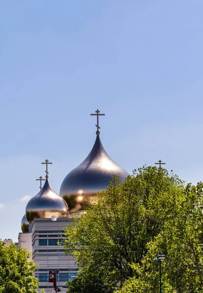 Holy Trinity Katedrali Rus Ortodoks Dini Kültürel Merkezinde Paris — Stok fotoğraf