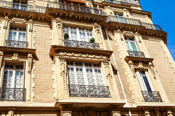Fasaden Bygningen Paris Frankrike – stockfoto