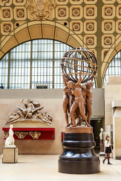 View of the interior of the Musee d'Orsay, Paris, France — Stock Photo, Image