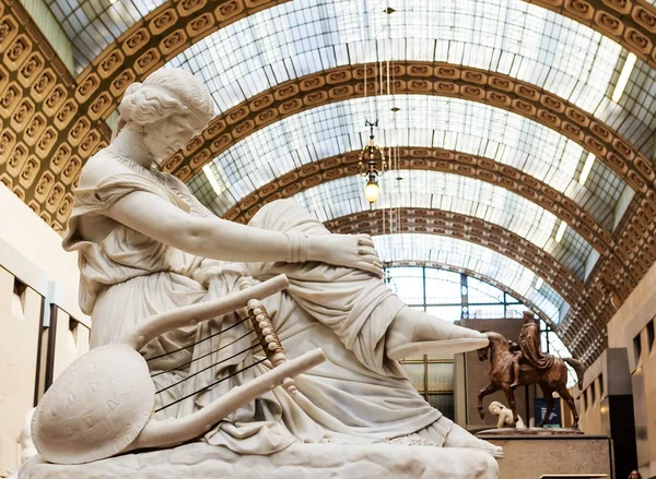 Sappho by Jean Jacques Pradier.  Musee D'Orsay. Paris, France — Stock Photo, Image