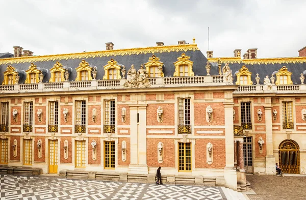 Fragment van de Marble Palace in het paleis van Versailles, Frankrijk — Stockfoto