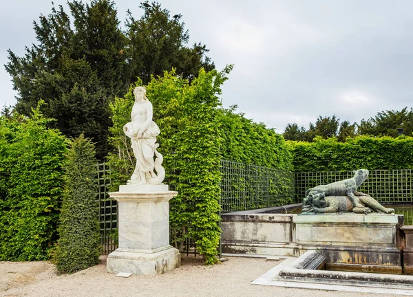 Statue Water by Pierre Le Gros.  Park of the Palace Versailles — Stock Photo, Image