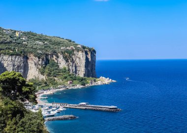 Amalfi Coast Vico Equense yakınında. İtalya
