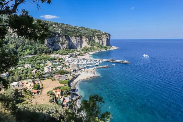 Costa Amalfitana Cerca Vico Equense Italia — Foto de Stock