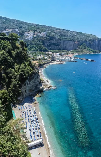 Die Amalfiküste Der Nähe Von Vico Equense Italien — Stockfoto