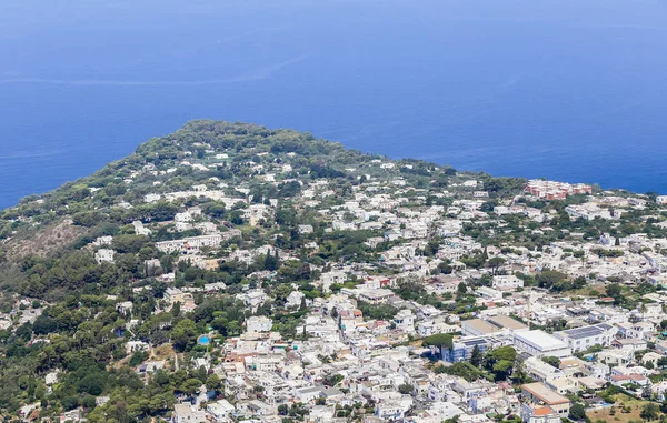 Paisaje Isla Vista Desde Arriba Anacapri Isla Capri Italia — Foto de Stock