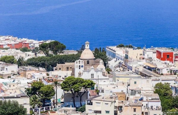 Landscape of the island, view from above.  Anacapri. Capri — Stock Photo, Image