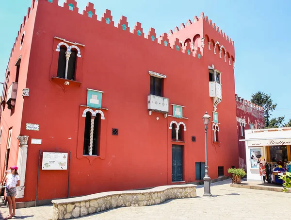 Capri Talya Temmuz 2017 Red House Casa Rossa Müzesi Anacapri — Stok fotoğraf