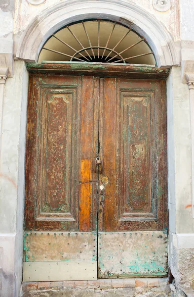 Gamla Hus Dörr Anacapri Capri Italien — Stockfoto