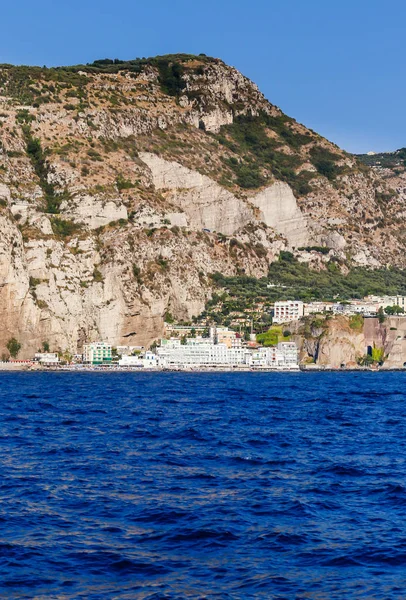 Vista Costa Meta Sorrento Municipio Provincia Nápoles Italia — Foto de Stock