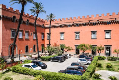 Vico Equense. Italy July 19,2017: Hotel Castello Giusso.  Vico Equense. Italy