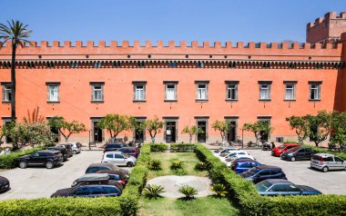 Vico Equense. Italy July 19,2017: Hotel Castello Giusso.  Vico Equense. Italy