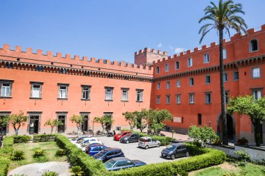 Vico Equense. Italy July 19,2017: Hotel Castello Giusso.  Vico Equense. Italy