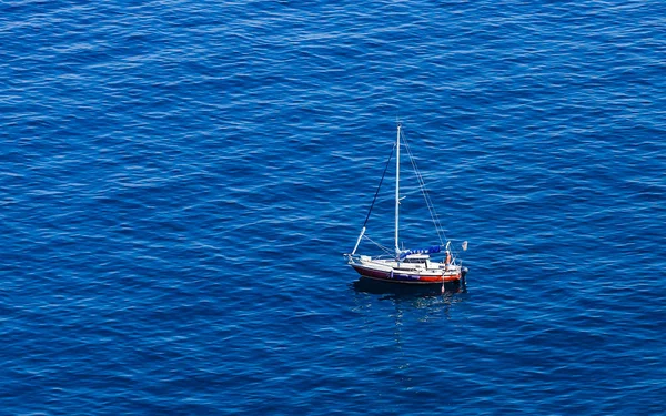 Vico Equense Italien Juli 2017 Eine Seejacht Küste Der Nähe — Stockfoto