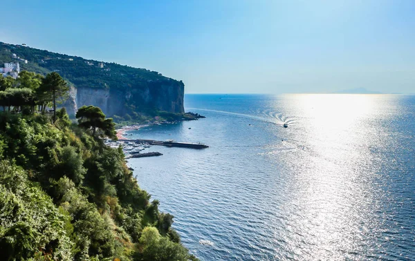Costa Amalfitana Perto Vico Equense Itália — Fotografia de Stock