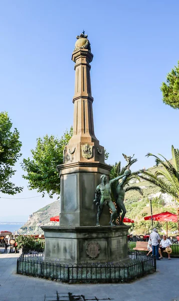 Oorlogsmonument Vico Equense Italië — Stockfoto