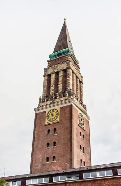 Rådhustornet, stadens landmärke, Kiel, Schleswig-Holstein, — Stockfoto