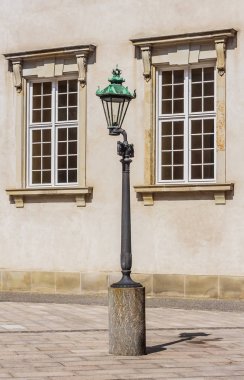 Elektrik direği Rigsdagsgarden, Christiansborg Sarayı, Slotsholmen ben