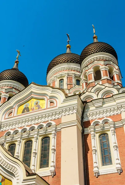 Fragmento de Alexander-Nevski-Catedral en la colina de Toopmea, Tallin , —  Fotos de Stock