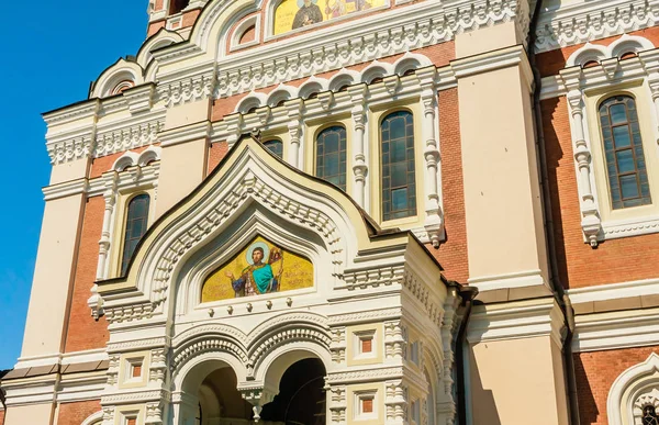 Fragment of Alexander-Nevski-Cathedral on Toopmea hill, Tallinn, — Stock Photo, Image