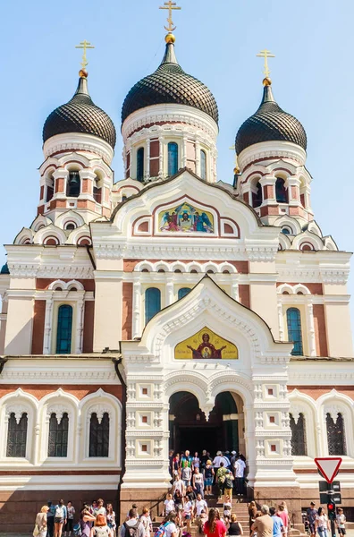 Alexander-Nevski-Cattedrale sulla collina Toopmea, Tallinn, Estonia, Eu — Foto Stock