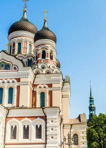 Александр-Невский-Кафедральный собор на холме Тоопмеа, Таллин, Эстония, Eu — стоковое фото