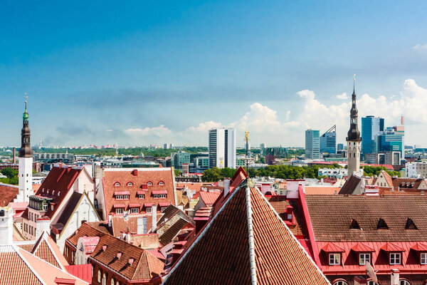 Historical old town of Tallinn, capital of Estonia