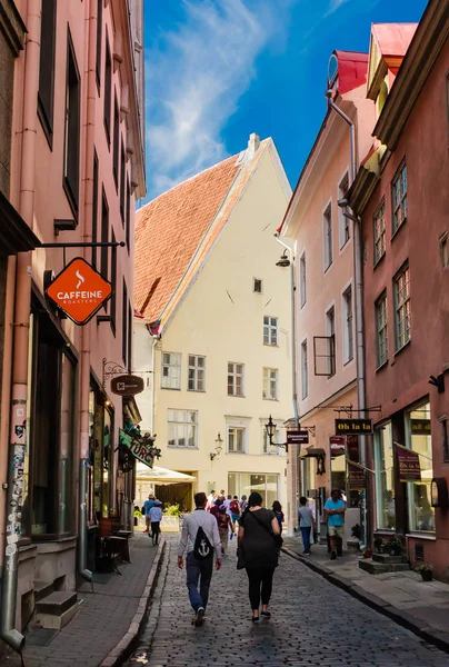 Ulica Mundy (M 'ndi t' nav). W Tallinie. Estonia — Zdjęcie stockowe