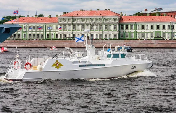 Командный катер Балтийского флота. Репетиция спектакля — стоковое фото