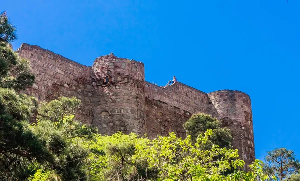 Fragment Walls Narikala Fortress Tbilisi Georgia — Stock Photo, Image