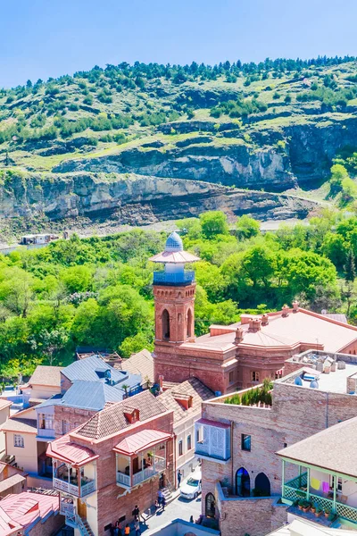 Vista Mezquita Jumah Distrito Abanotubani Tiflis Georgia — Foto de Stock