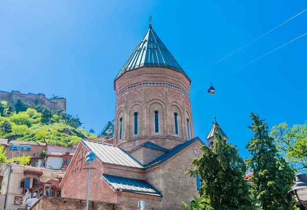 Tbilisi Sioni Cathedral Funicular Railway Geórgia — Fotografia de Stock