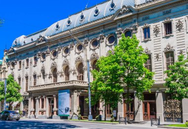 Rustaveli Ulusal Tiyatrosu, Rustaveli Bulvarı 'nda 1887' de tamamlandı. Tiflis. Georgia