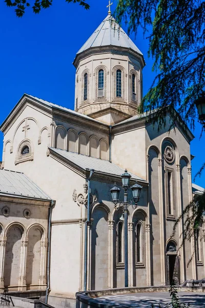 Kashveti Church George Central Tbilisi Located Parliament Building Rustaveli Avenue — Stock Photo, Image