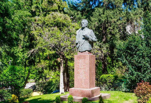Pomnik Anatolija Sobczaka Parku Kwietnia Tbilisi Gruzja — Zdjęcie stockowe