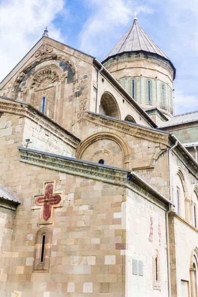 Catedral Svetitskhoveli Catedral Ortodoxa Oriental Cidade Histórica Mtskheta Geórgia — Fotografia de Stock