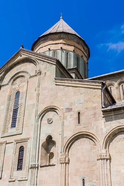 Cathédrale Svetitskhoveli Cathédrale Orthodoxe Orientale Dans Ville Historique Mtskheta Géorgie — Photo