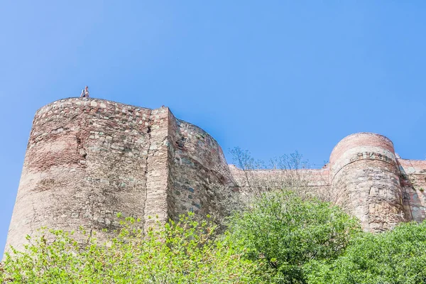 Fragmento Muros Fortaleza Narikala Tiflis Georgia — Foto de Stock