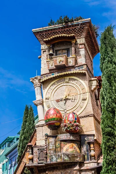 Padající Věž Loutkového Divadla Rezo Gabriadze Starém Městě Tbilisi Georgia — Stock fotografie