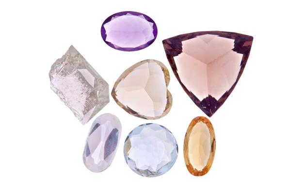 Beautiful glowing gems — Stock Photo, Image