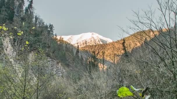 Góry Kaukazu Abchazję — Wideo stockowe
