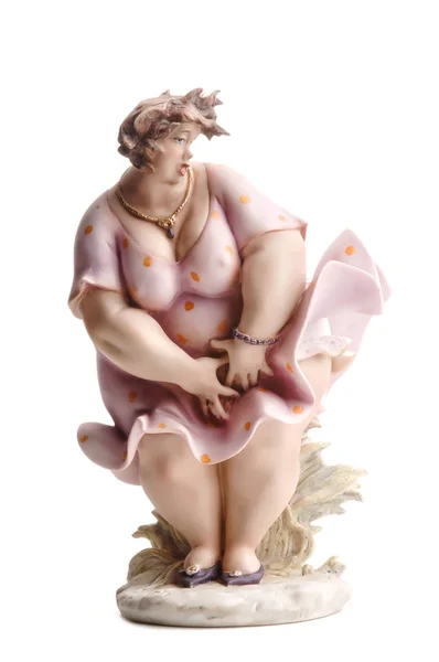 Ceramic statue of a woman — Stock Photo, Image