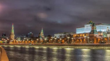 Moskova Kremlin manzarası. Rusya
