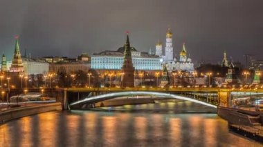 Moskova Kremlin manzarası. Rusya