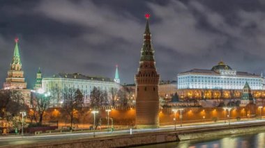 Moskova Kremlin manzarası. Rusya