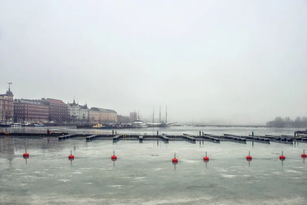 Město krajiny v Helsinkách, Finsko — Stock fotografie