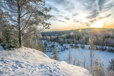 Ruskeala mermer ocağı, Karelia, Rusya